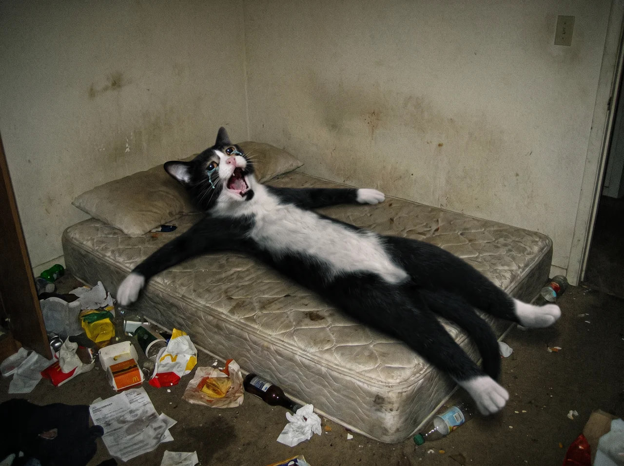 Screaming Cat community meme 27