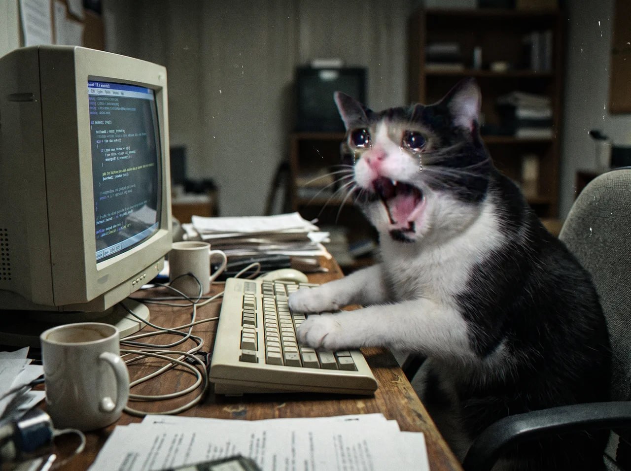 Screaming Cat community meme 33