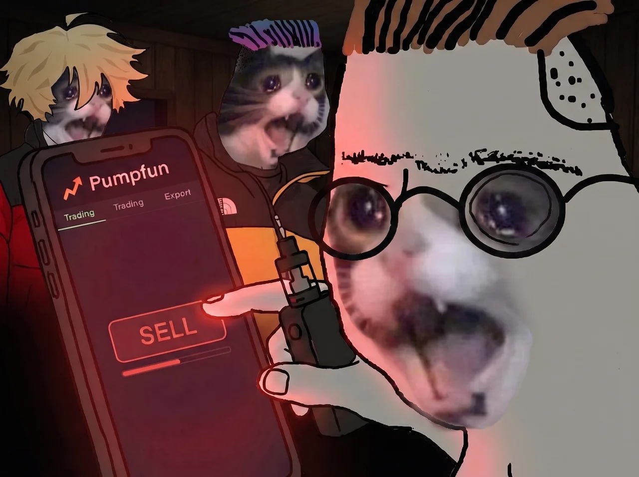 Screaming Cat community meme 4
