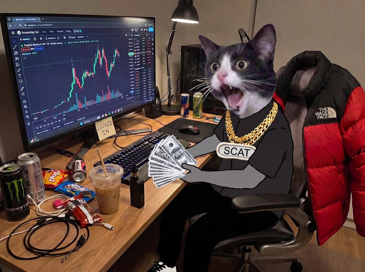 Screaming Cat community meme 9